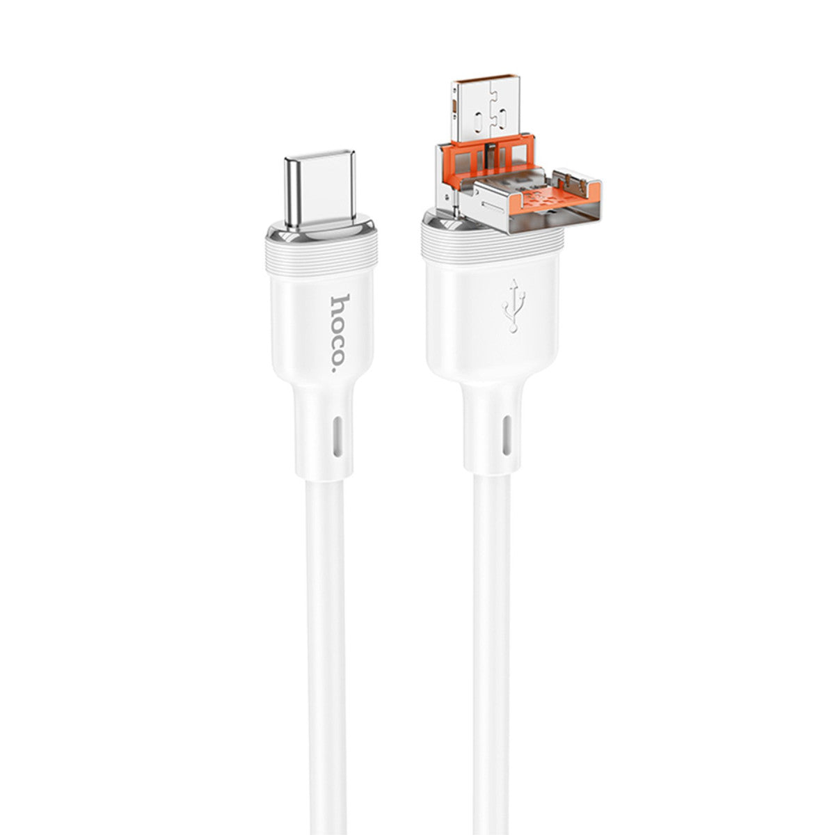 Hoco. U131 1.2M 2in1 USB ve Type-C to Type-C Şarj Data Kablosu